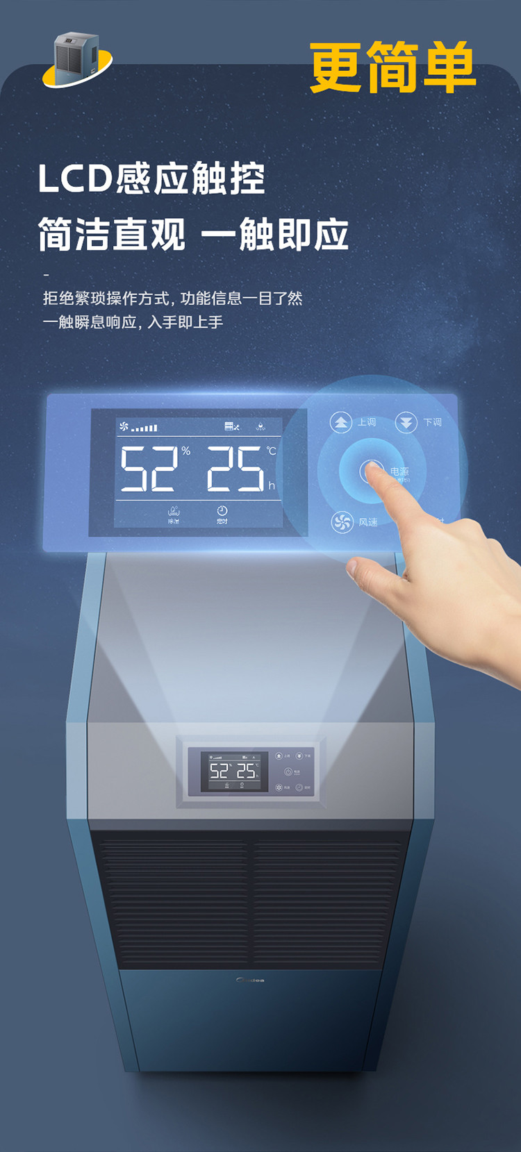 美的/MIDEA 工业除湿机  150-350平米 CF138BD/N1-GY