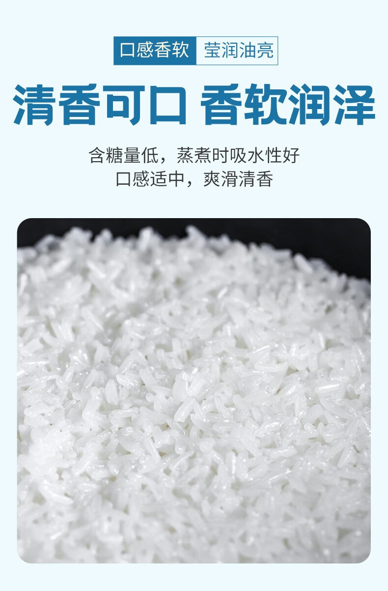 太粮南方甄选猫牙米5kg生米清香，饭香浓郁