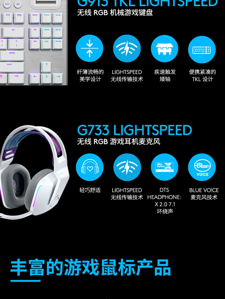 罗技/Logitech 罗技（G） G102游戏鼠标有线机械RGB轻量化小手电竞鼠标 默认规格【复制】
