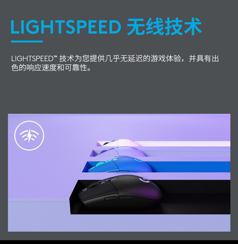 罗技/Logitech  G304 LIGHTSPEED 无线游戏鼠标  默认规格