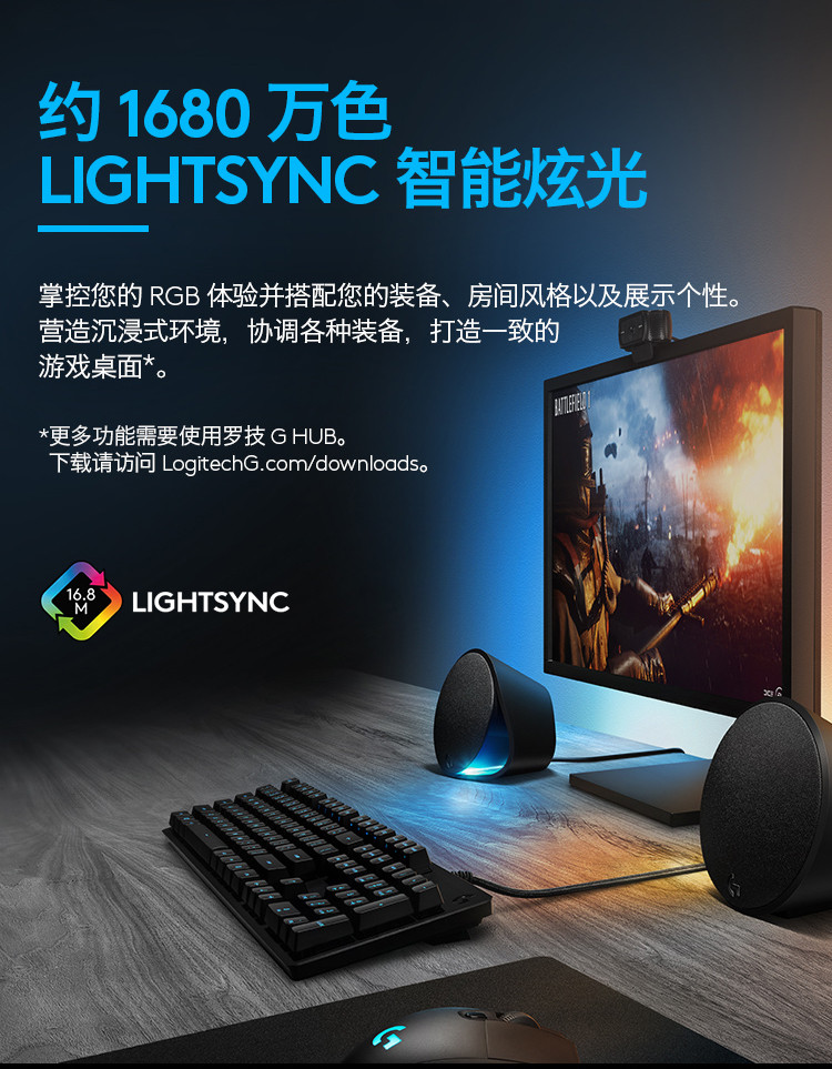 罗技/Logitech 罗技G903 LIGHTSPEED无线游戏鼠标 默认规格