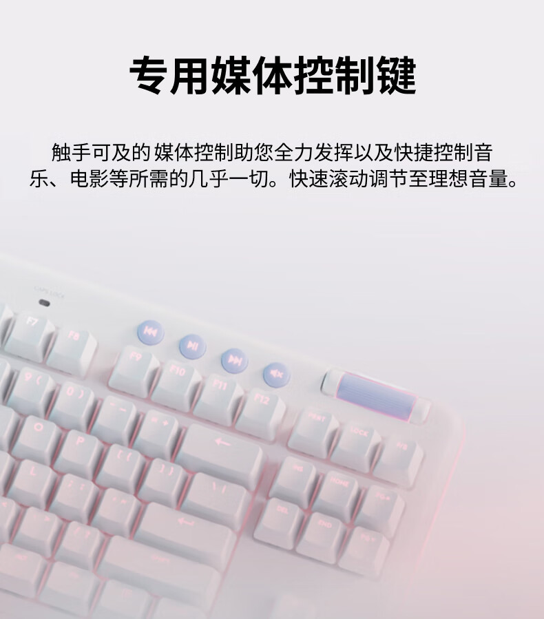 罗技/Logitech 罗技G713 有线机械游戏键盘（白色） 默认规格