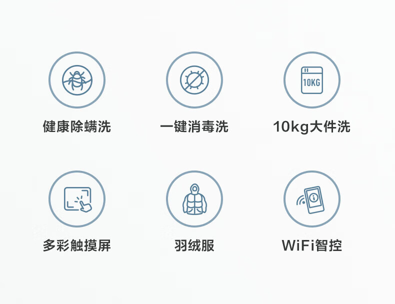 美的 小天鹅TG100CG2023T滚筒洗衣机全自动10公斤滚筒