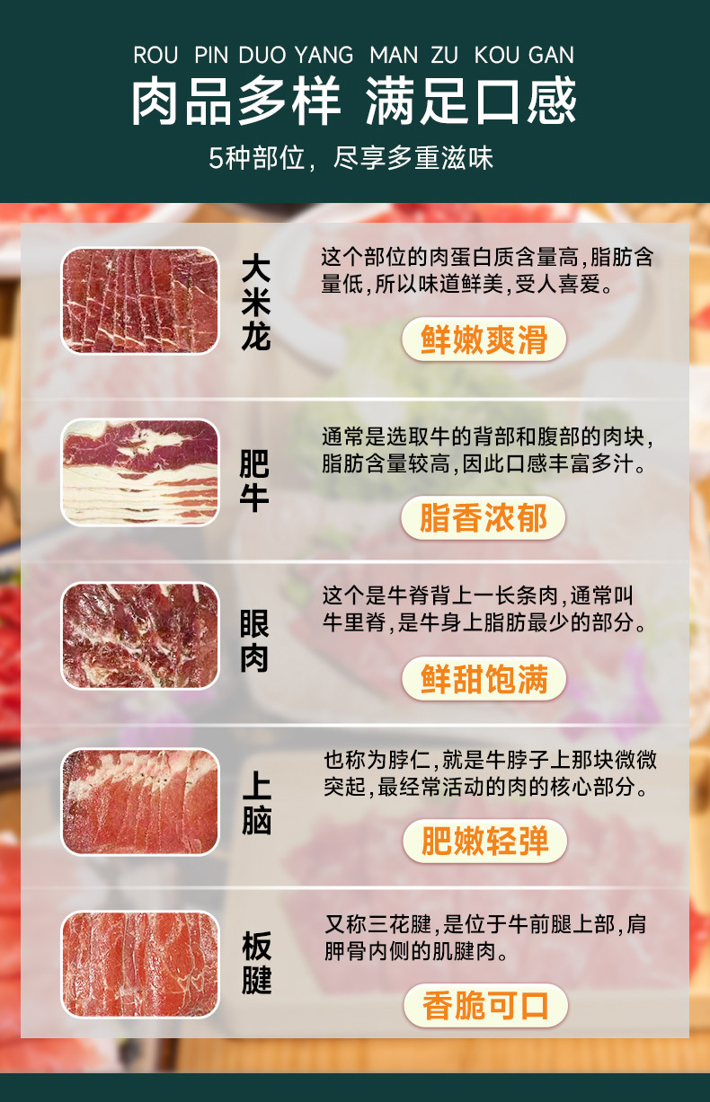  活动【券后仅需129元】 喜盼 潮汕牛肉火锅套餐（5盒肉+两袋丸子）
