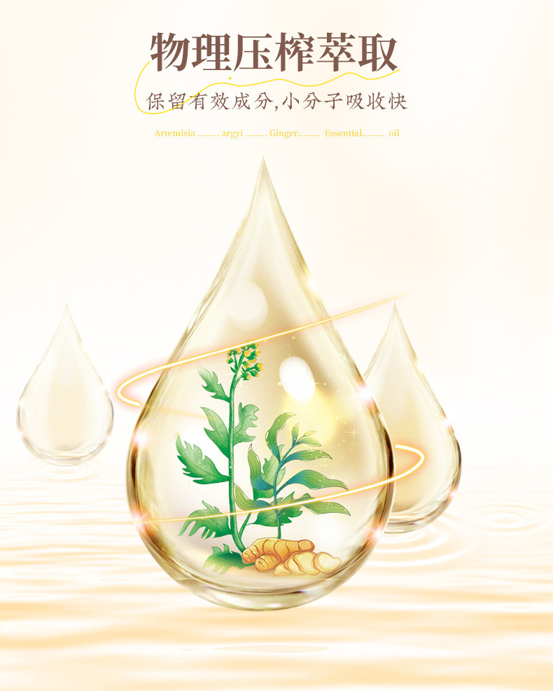 妙艾堂 艾草生姜按摩精油 500ml/瓶  多种植萃温和成分