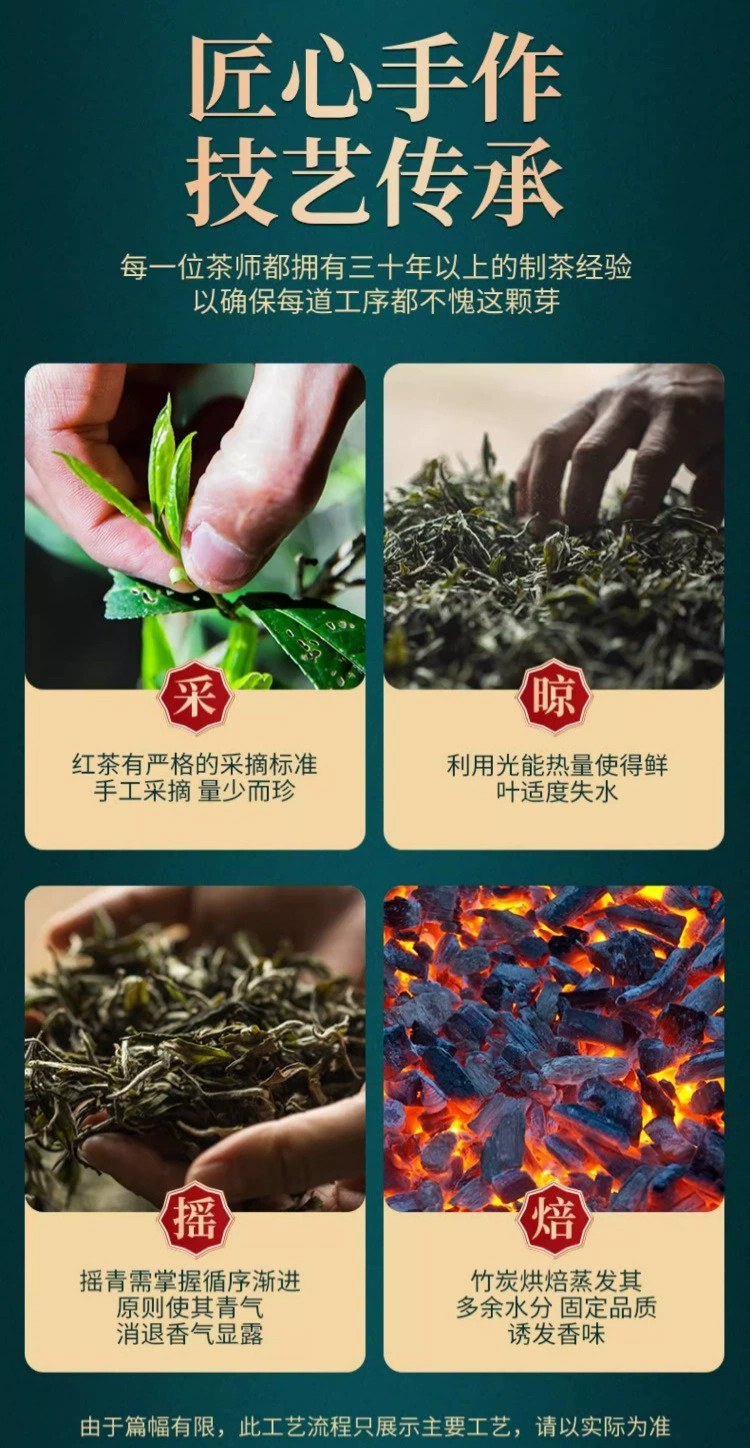 固根堂正山小种红茶普洱茶小青柑大红袍茶叶礼盒装送礼礼品伴手礼