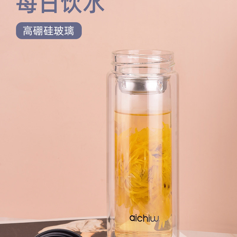 AICHIW爱奇屋 高硼硅茶漏杯 春彩  AI-D161