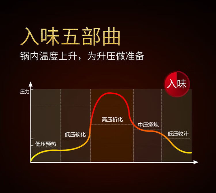 荣事达 智能家用电压力锅5LYDG50-90B207