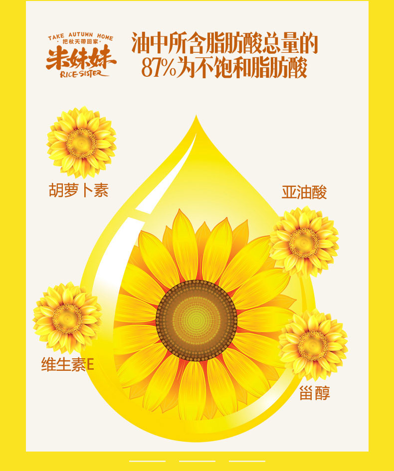 米妹妹 葵花籽油1.8L