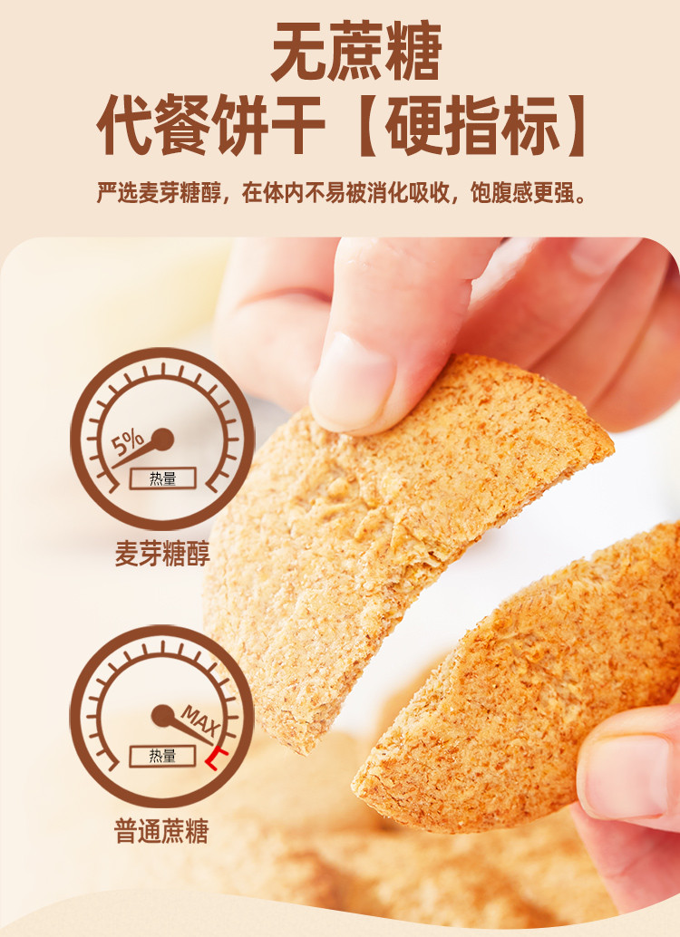 盼盼 梅尼耶粗粮饼干礼盒（无糖味）660G