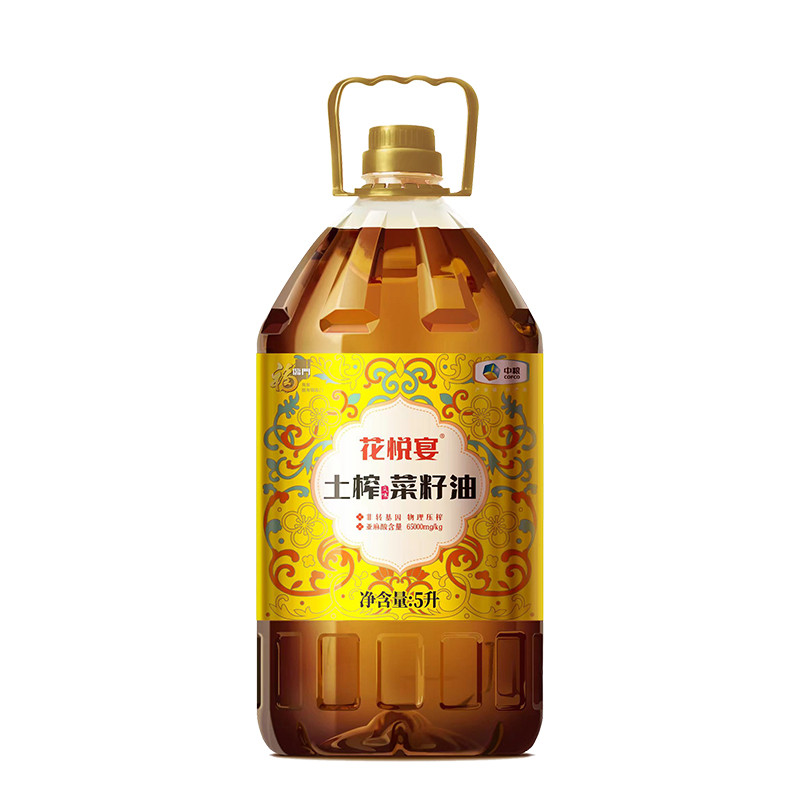 福临门/FULINMEN 菜籽油 花悦宴土榨风味菜籽油5L