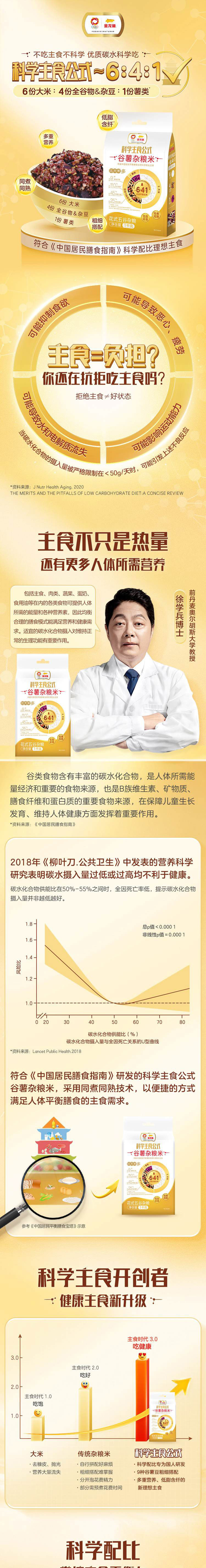 金龙鱼 科学主食公式谷薯杂粮米