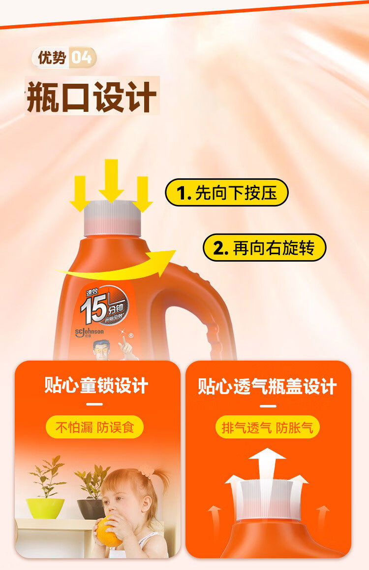 威猛先生 管道疏通剂 960ml（厨房专用）