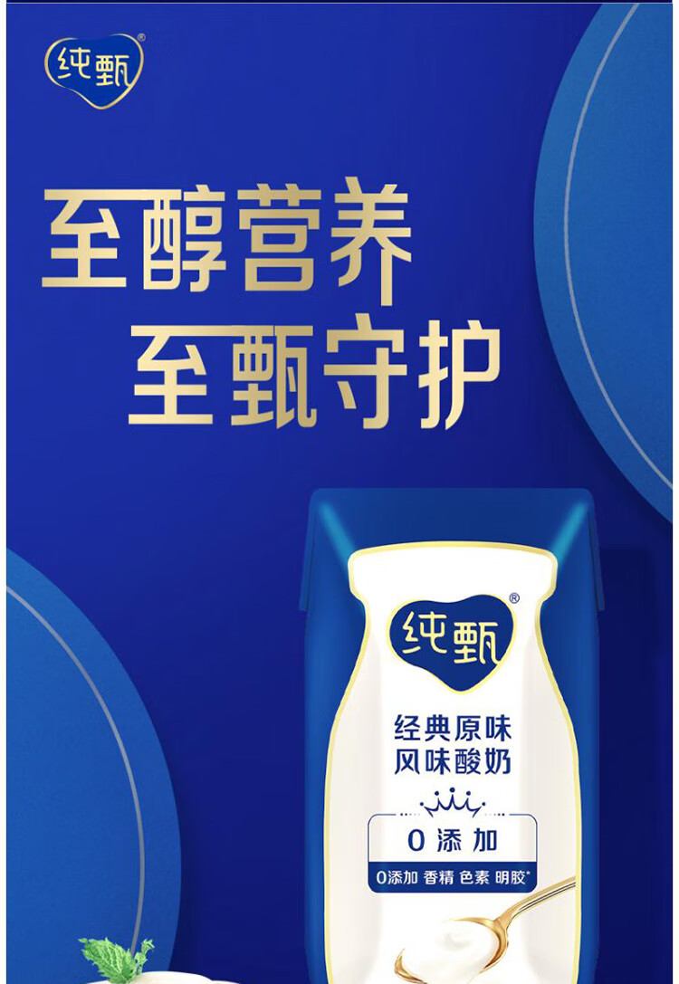 蒙牛 纯甄甄酸奶寒地蓝莓风味酸奶230g×10瓶