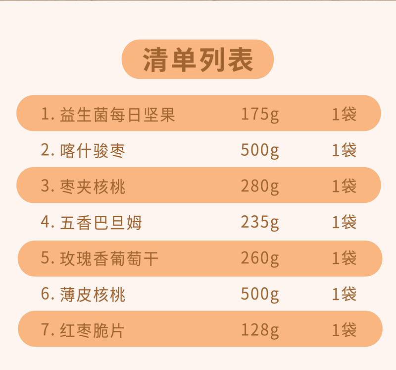 疆果果 年味食足大礼包D款 新疆特产