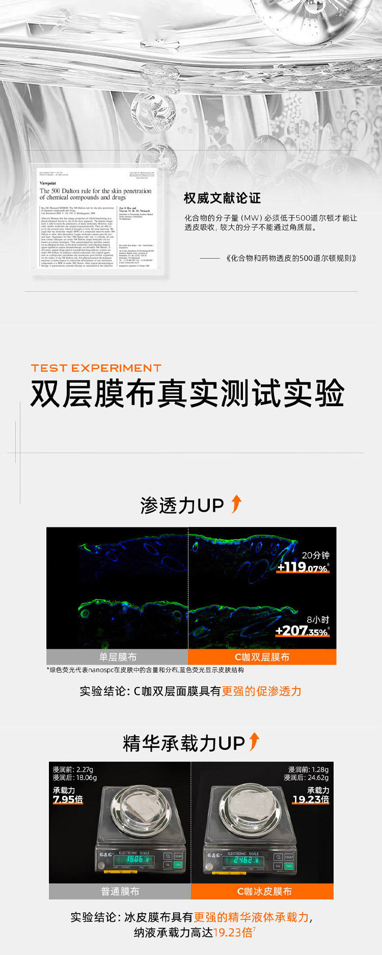 C咖 透亮修护双层精华面膜【亮】4片