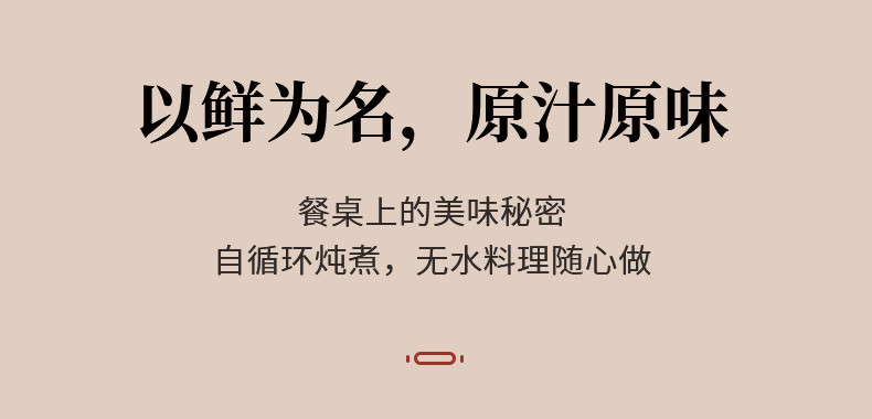 苏泊尔  珐琅锅铸铁锅炖锅煮锅多容量ET24MF01-R 红色