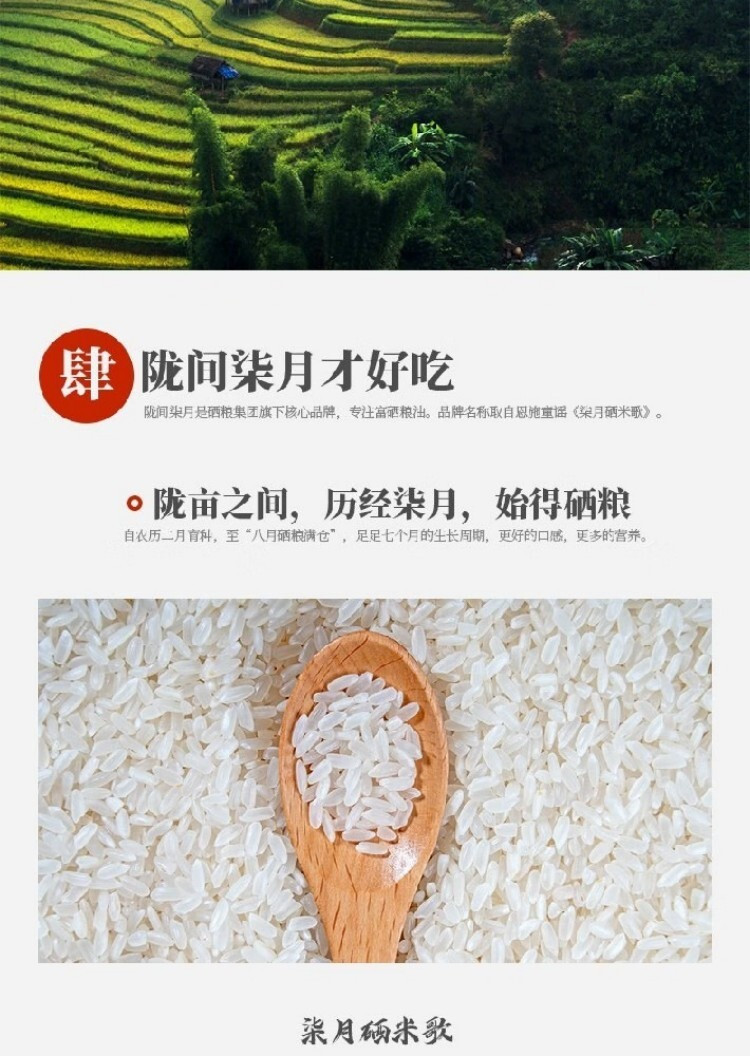 陇间柒月 八月富硒大米