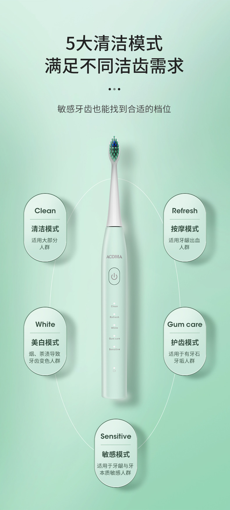 澳得迈 澳得迈声波电动牙刷