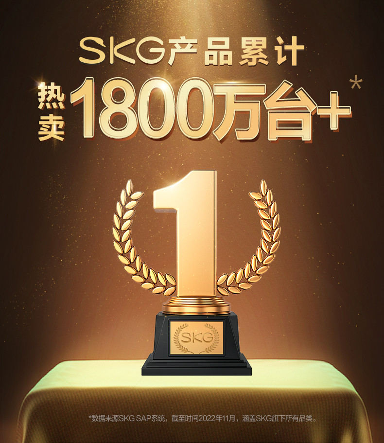 SKG 腰部按摩器K3（时尚款）白色