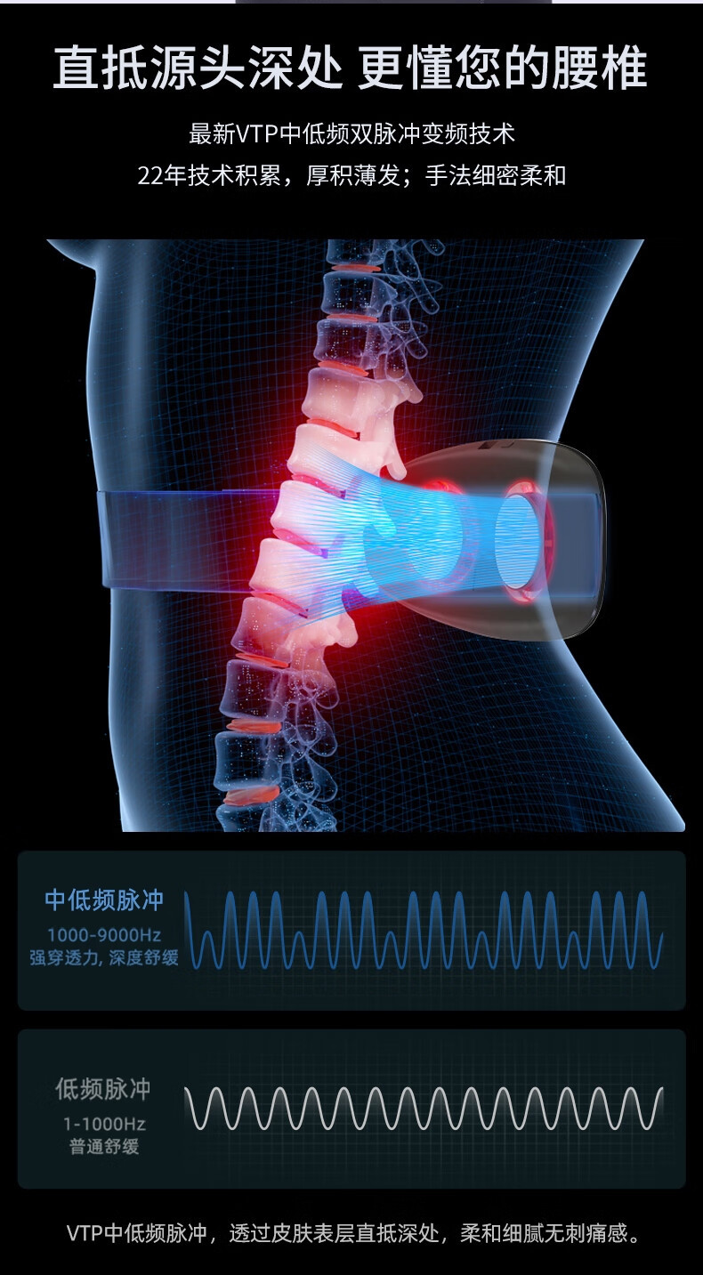攀高 腰部按摩器W1
