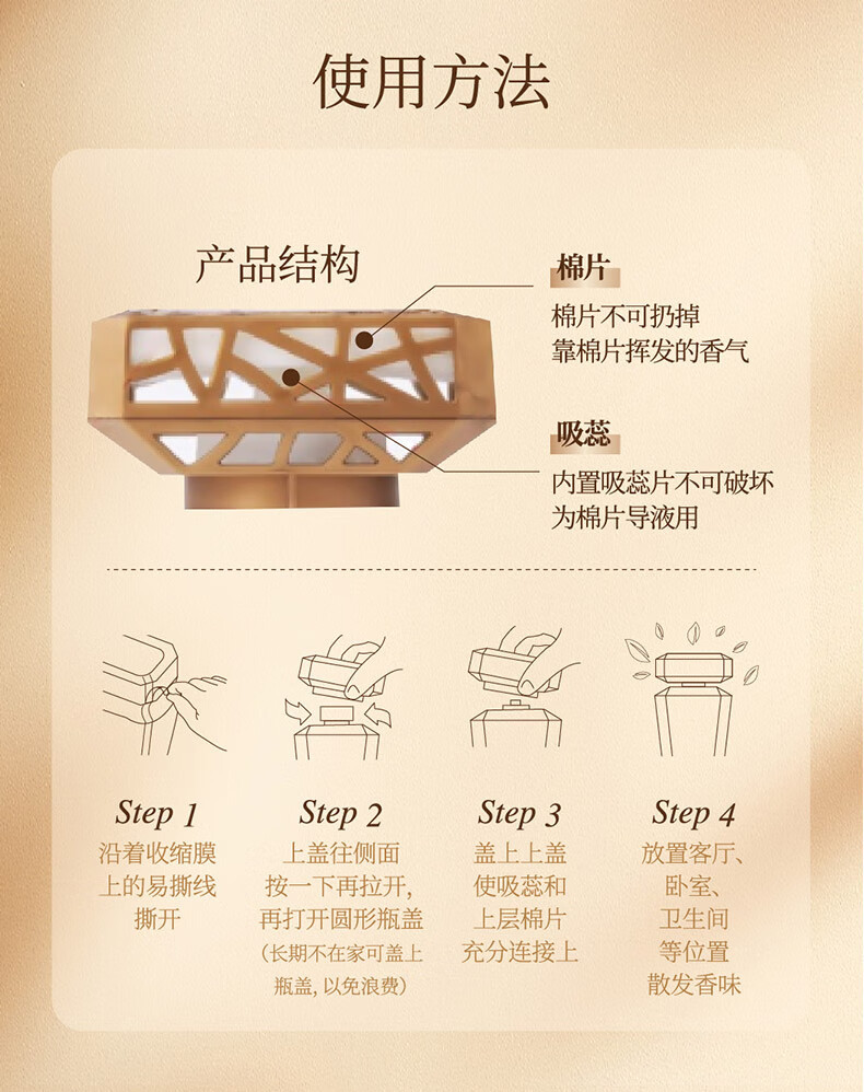 花仙子 植物消臭易空气清新剂奢华酒店香氛350ml*2