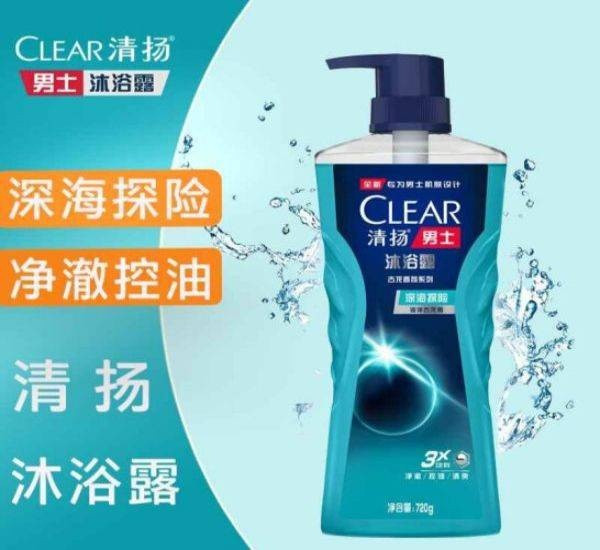 清扬/CLEAR 男士古龙香氛沐浴露深海探险720G