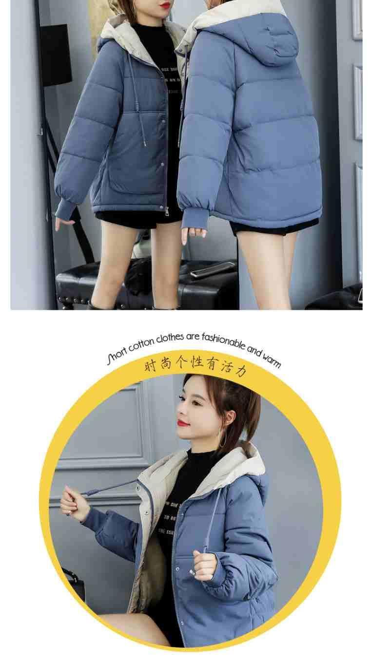  法米姿 羽绒棉服女冬季新款韩版面包服短款