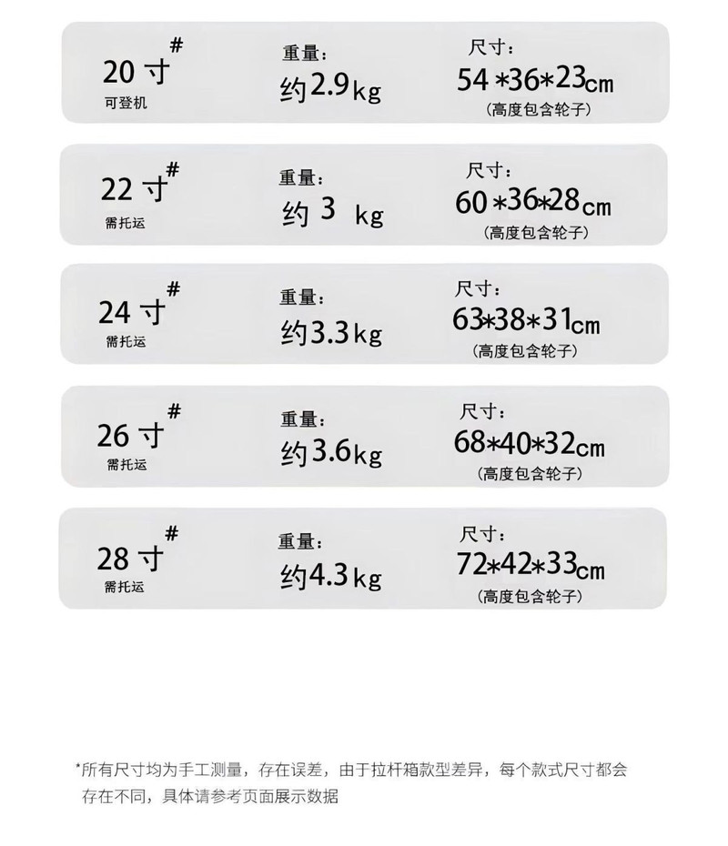 新益美 新款铝框耐用抗摔高颜值20寸拉杆箱静音密码箱