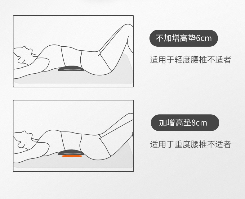 佳奥 腰枕床上腰垫腰托腰间盘垫腰肌劳损睡眠垫孕妇腰垫靠垫腰靠