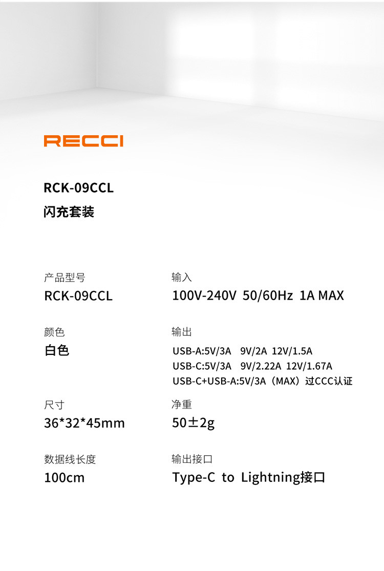 锐思/RECCI 闪充套装