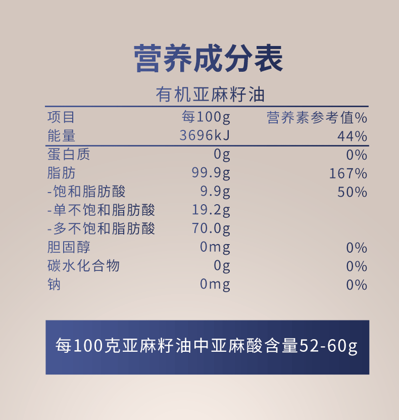 绿洲果实 有机亚麻籽油 1.5 升