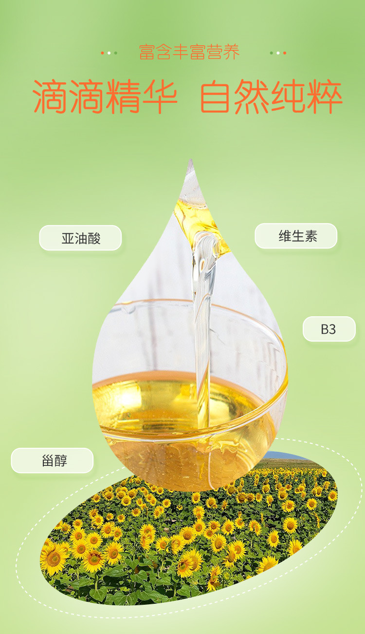 绿洲果实 新疆北屯绿洲果实葵花籽油1.5L