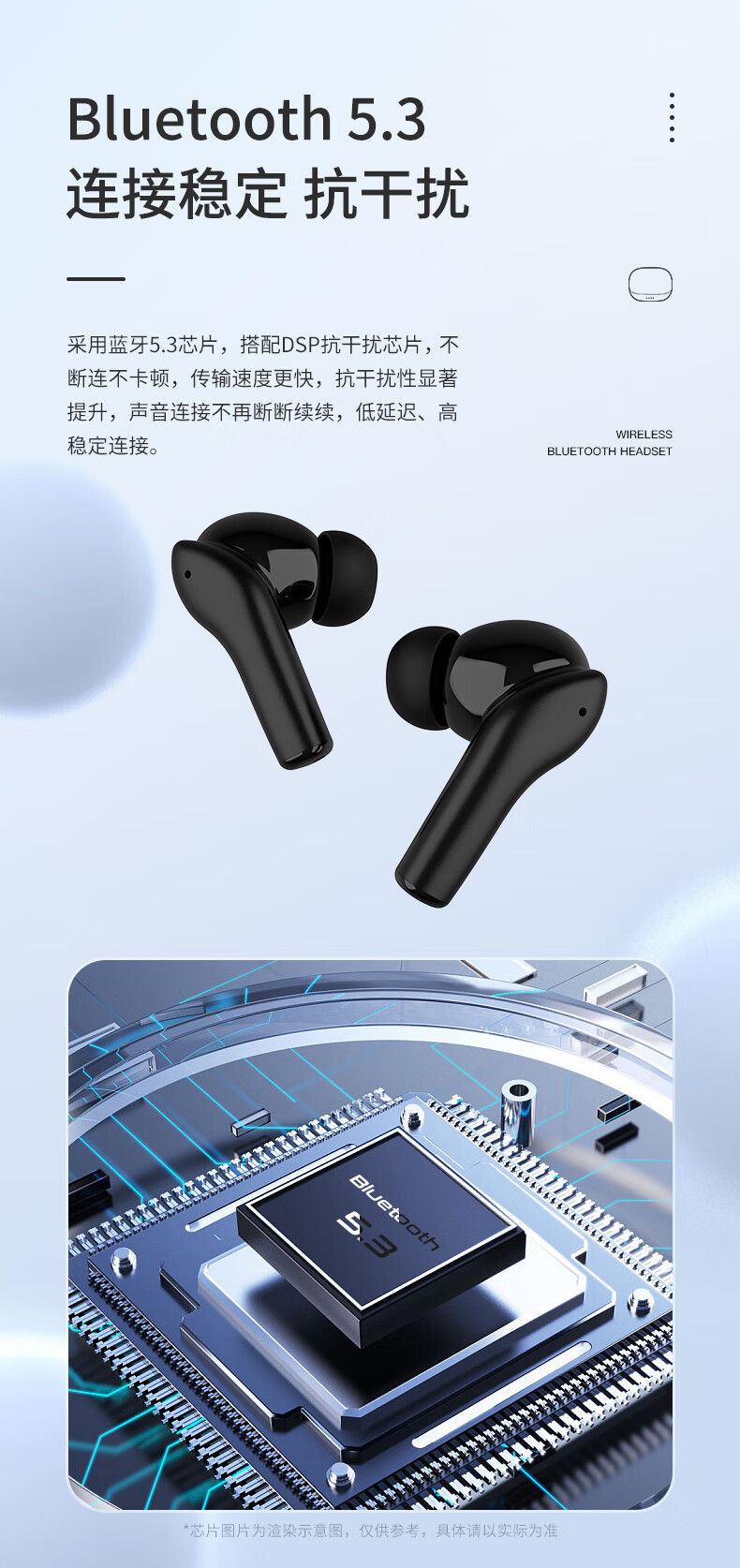 纽曼（Newmine） ENC双唛降噪TWS超长续航HIFI音质5.3蓝牙触控耳机