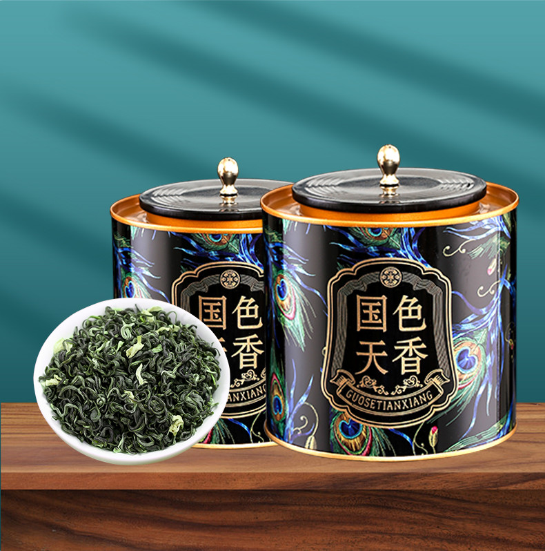 候达 新茶茉莉花茶浓香茉莉花茶组合铁罐装150g茶叶散装节日送礼