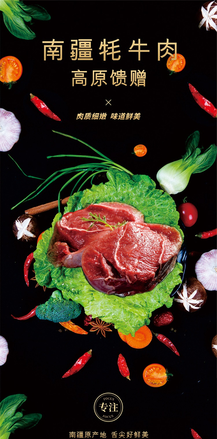 柯孜羊 南疆精品牦牛肉-高端私定礼盒2kg