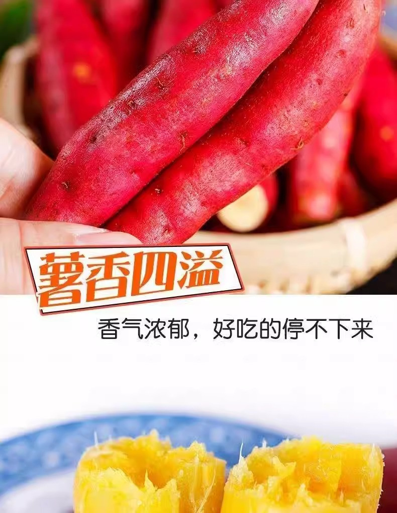鲜小盼 【2斤】小香薯金手指红薯新鲜现挖黄心粉甜沙地板栗地瓜番薯