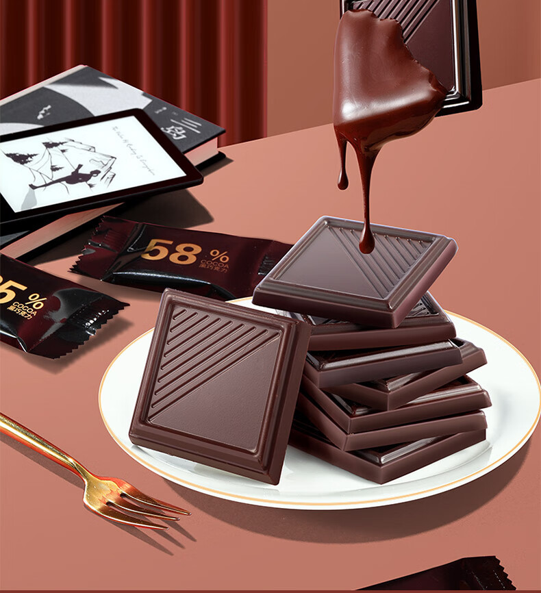 味滋源 85%黑巧克力100g生日礼物女送礼零食喜糖结婚糖果