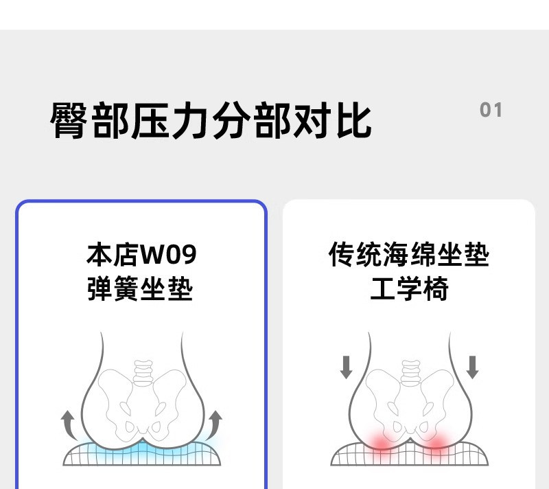 维卡贝 办公椅可躺舒适电脑椅 人体工学椅久坐不累座椅