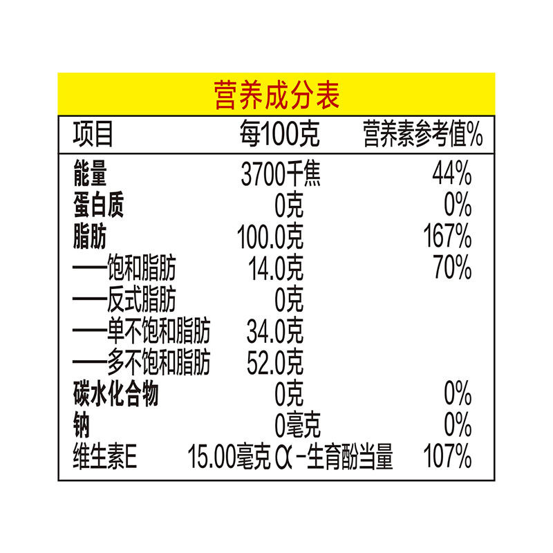 金龙鱼 金龙鱼黄金比例食用植物调和油4L(非转基因)