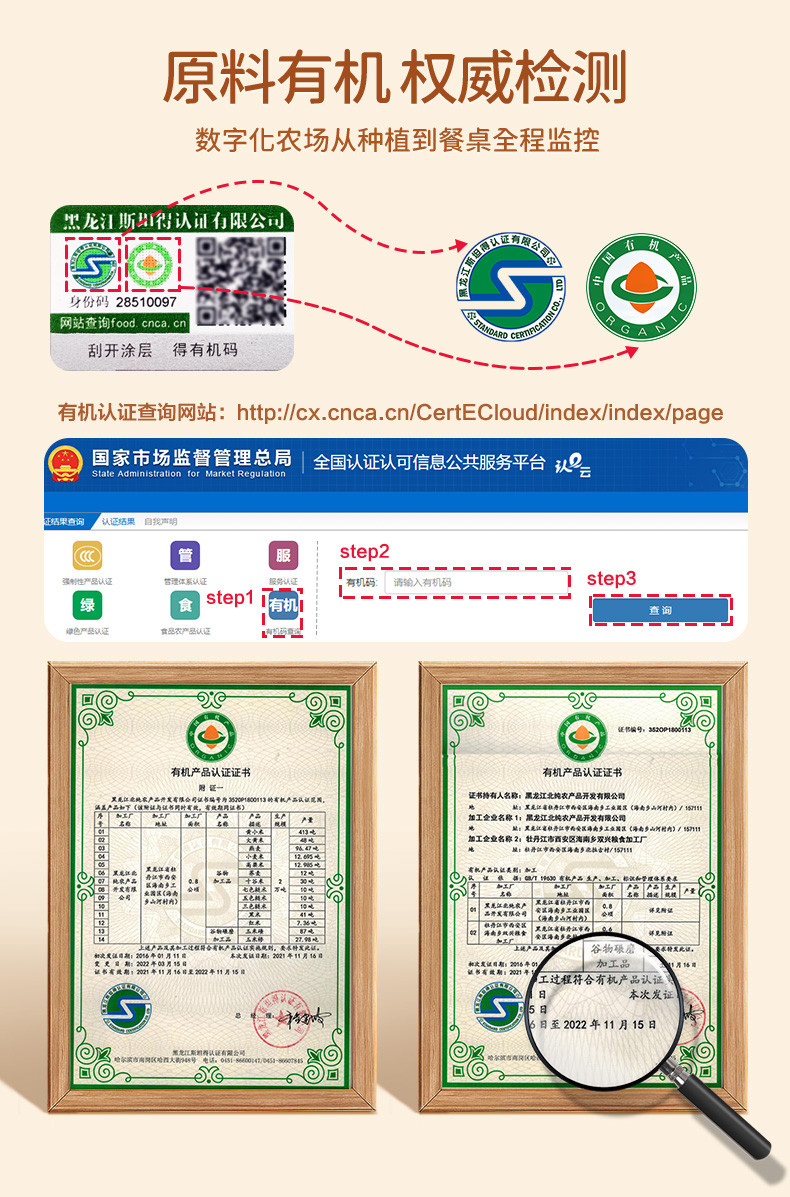 北纯 有机大黄米400g*2 杂粮黍米黄黏米粽子米 粗粮粘米 粥米