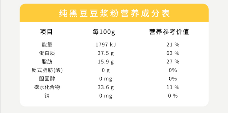 梦思香 纯黑豆粉加猴头菇山药玉米糊 纯豆浆早餐必备