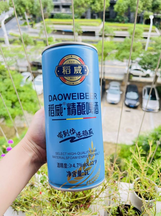 稻威 原浆精酿白啤1L*4罐