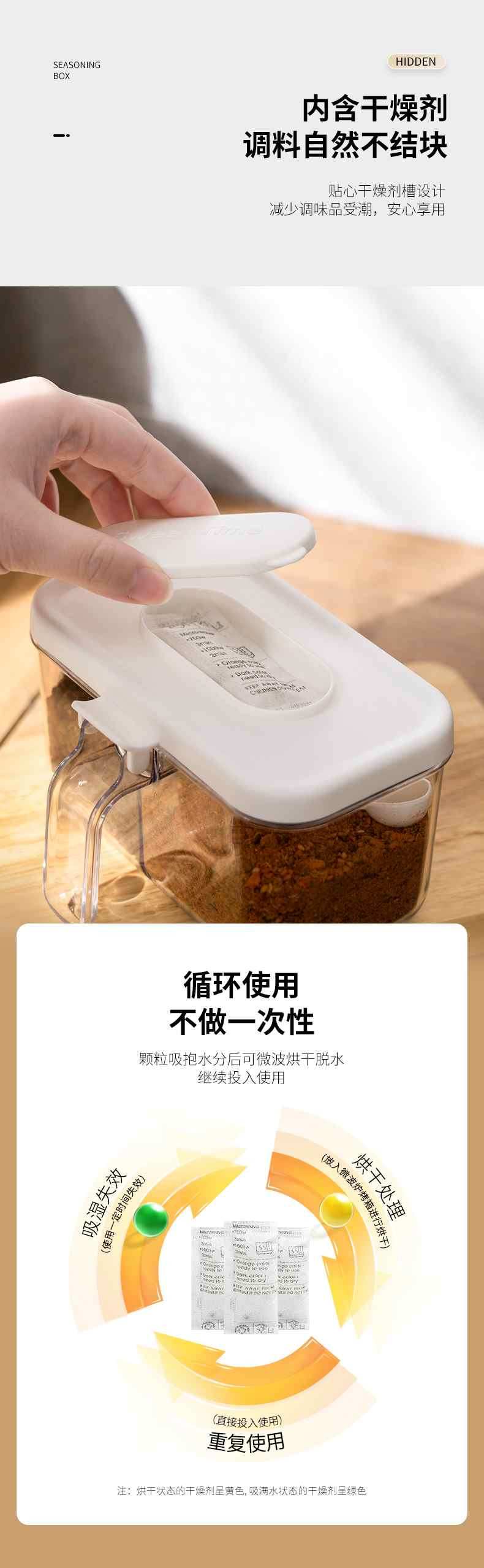 久品 壁挂调味盒