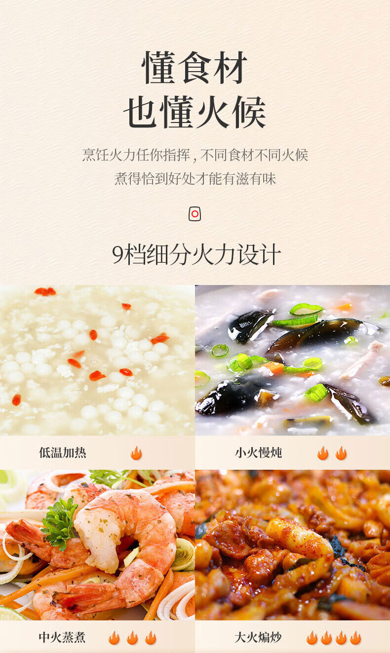 松下/PANASONIC 大火力快速烹饪耐用电磁灶可视温度预约定时 KZ-IQ1000