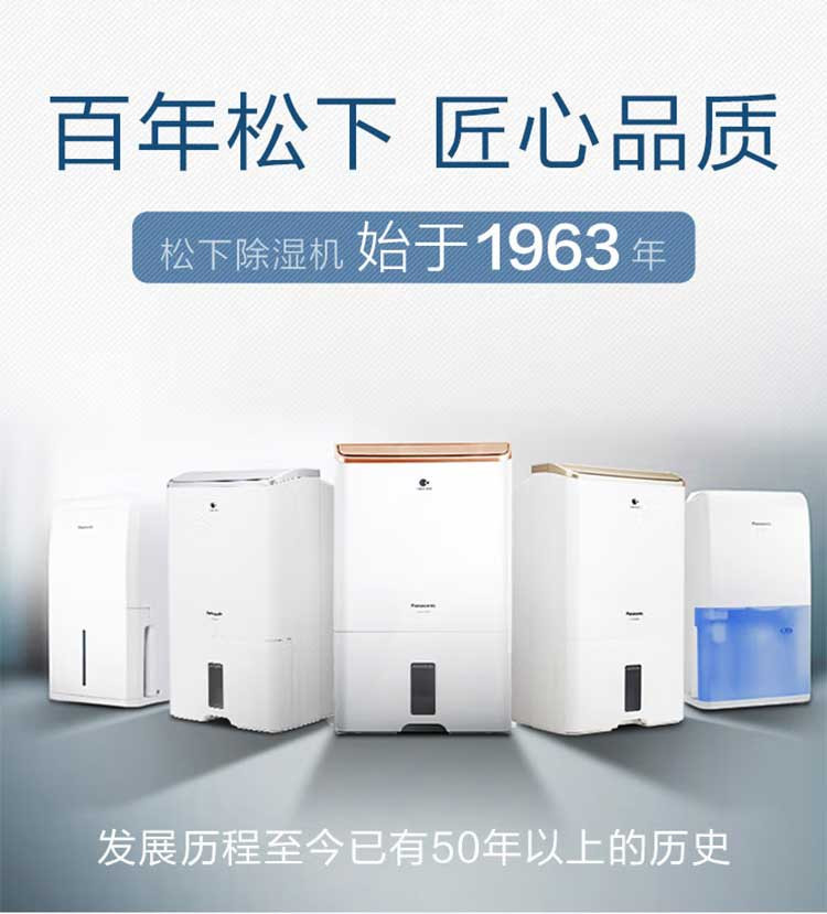 松下/PANASONIC  除湿干衣两用抽湿机自动除霜 F-YCJ10C-X