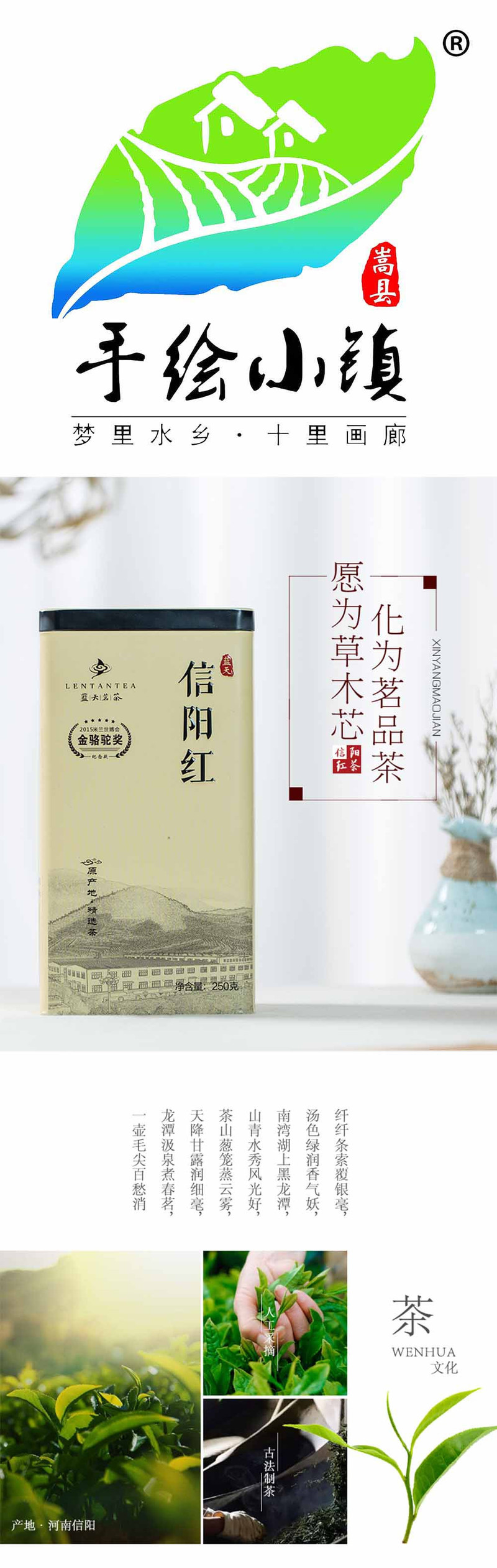  洛阳农品 蓝天茗茶 信阳红特级红茶250g当季新鲜茶叶