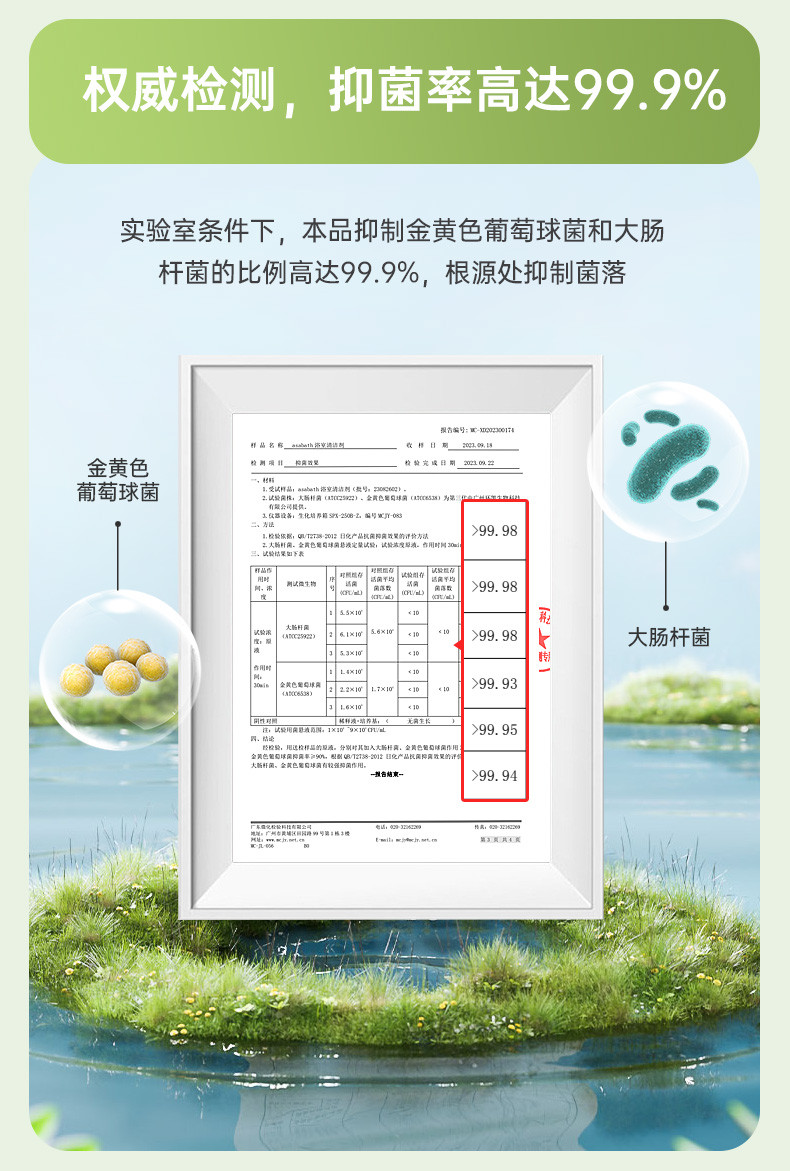 ASABATH 浴室清洁剂 500ml*2瓶 除垢去水渍 去污垢神器