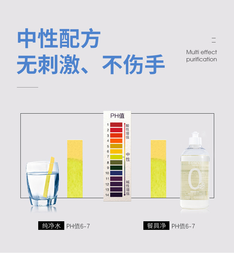 德洁 氨基酸果蔬餐具净 500ml 厨房清洁去油无残留