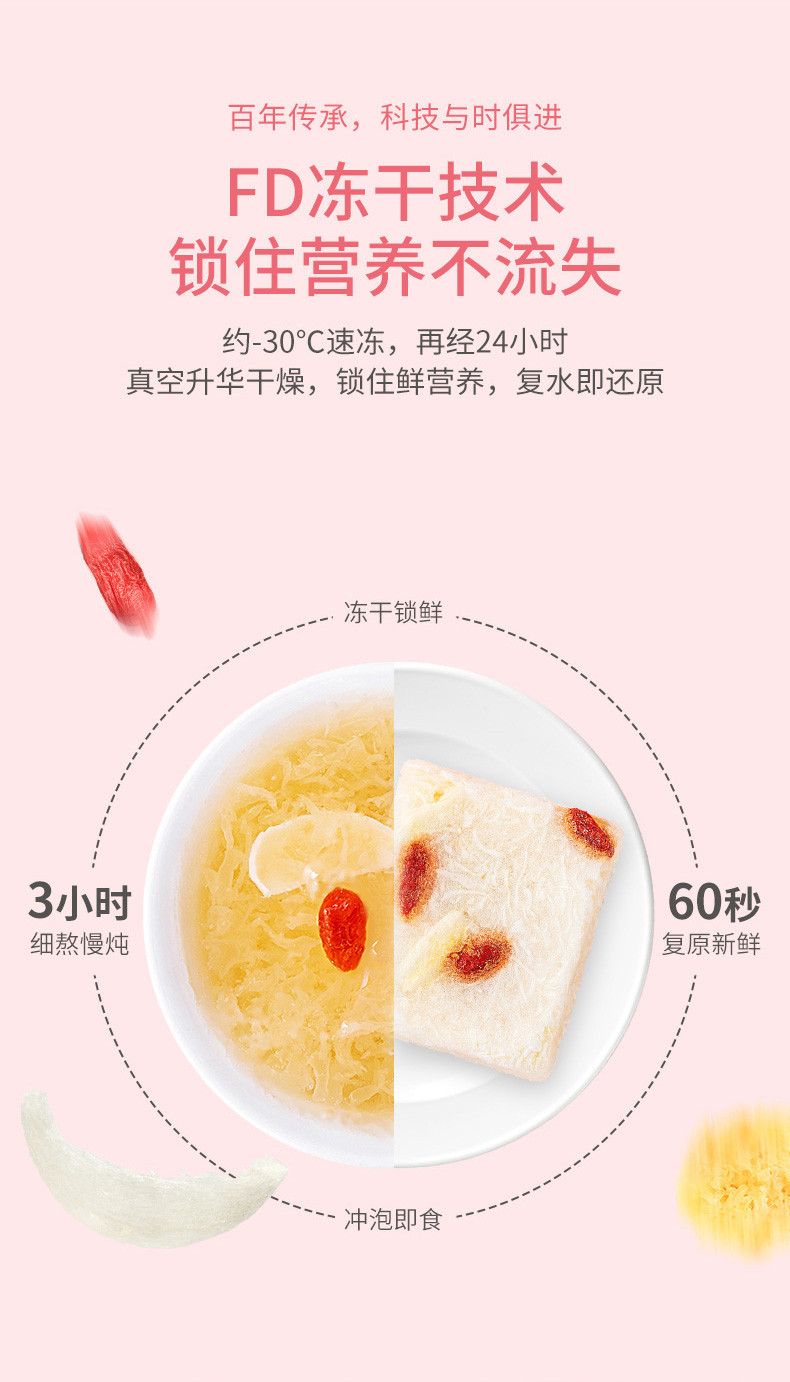 方家铺子 冻干燕窝胶养羹 90g/盒